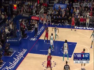 NBA常规赛 黄蜂VS76人 20240302