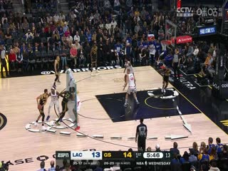 NBA常规赛 快船VS勇士 20240215